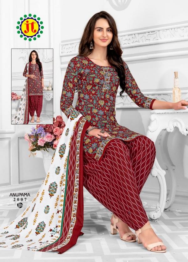 JT Anupama Vol-2 Cotton Designer Patiyala Dress Material